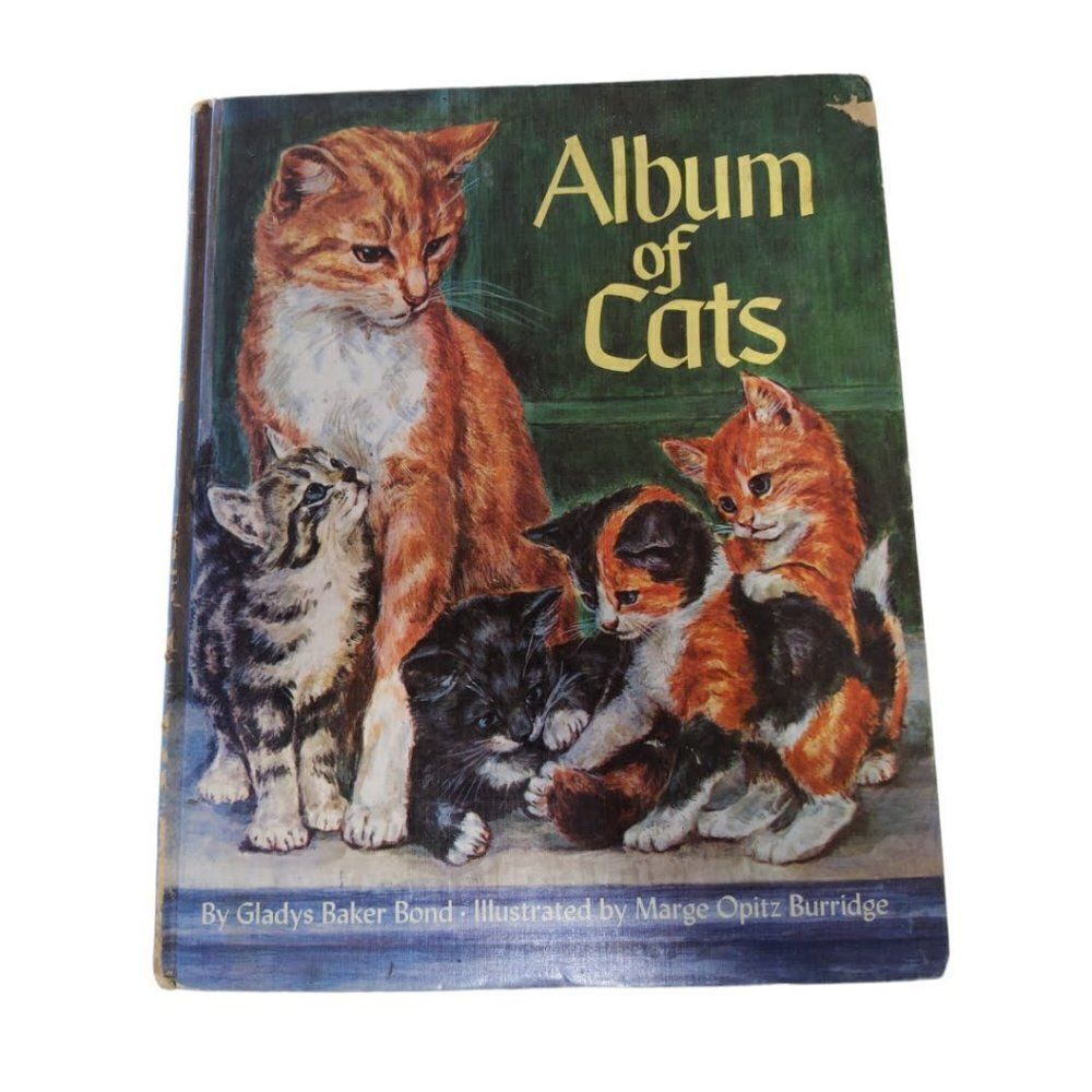 1971 Album of Cats Hardcover Book